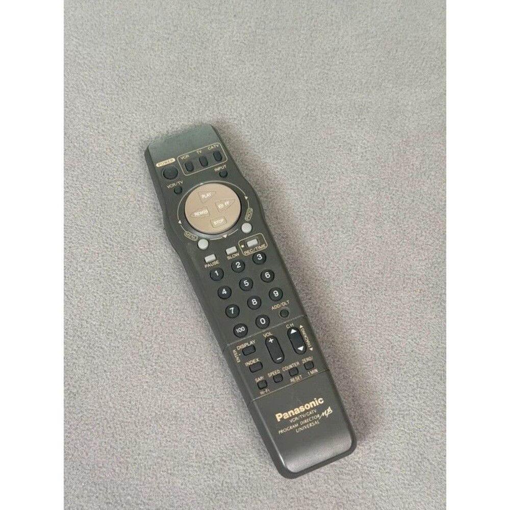 Panasonic OEM Remote VSQS1488 VCR/TV/CATV Program Director MB Untested